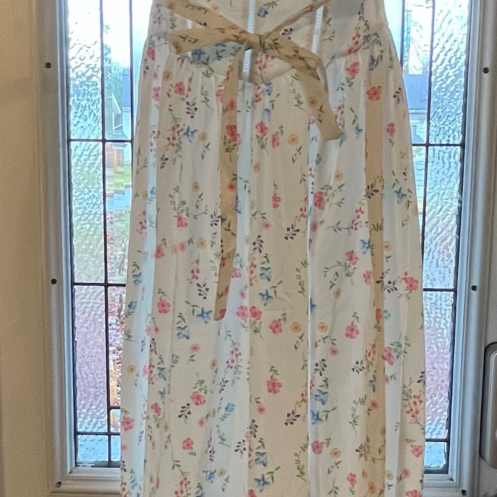 Floral Maxi Dress in Cream